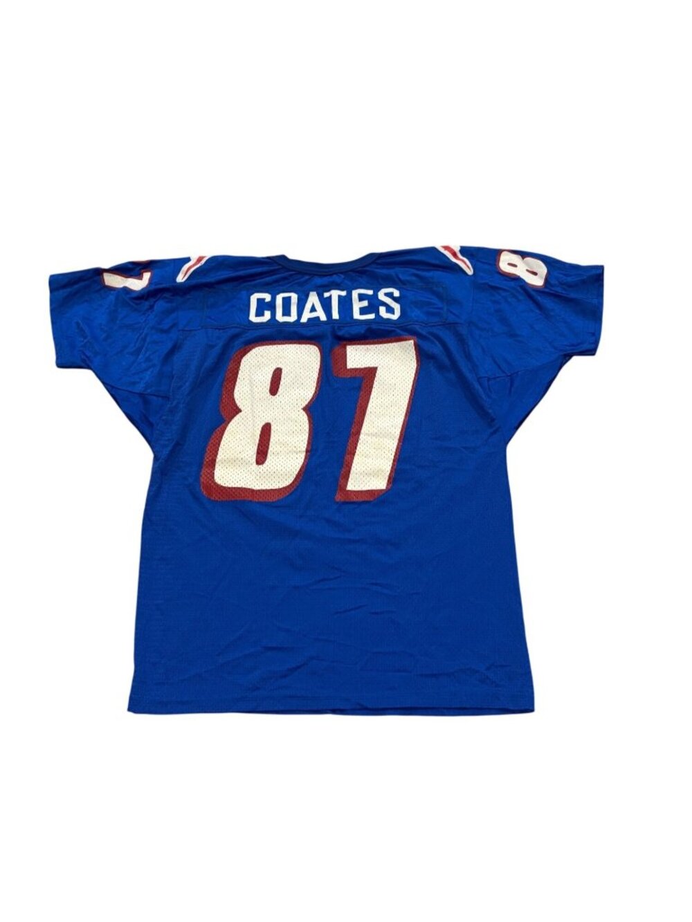 Vintage 90s Wilson New England Patriots Ben Coates #87 NFL Football Jersey Large